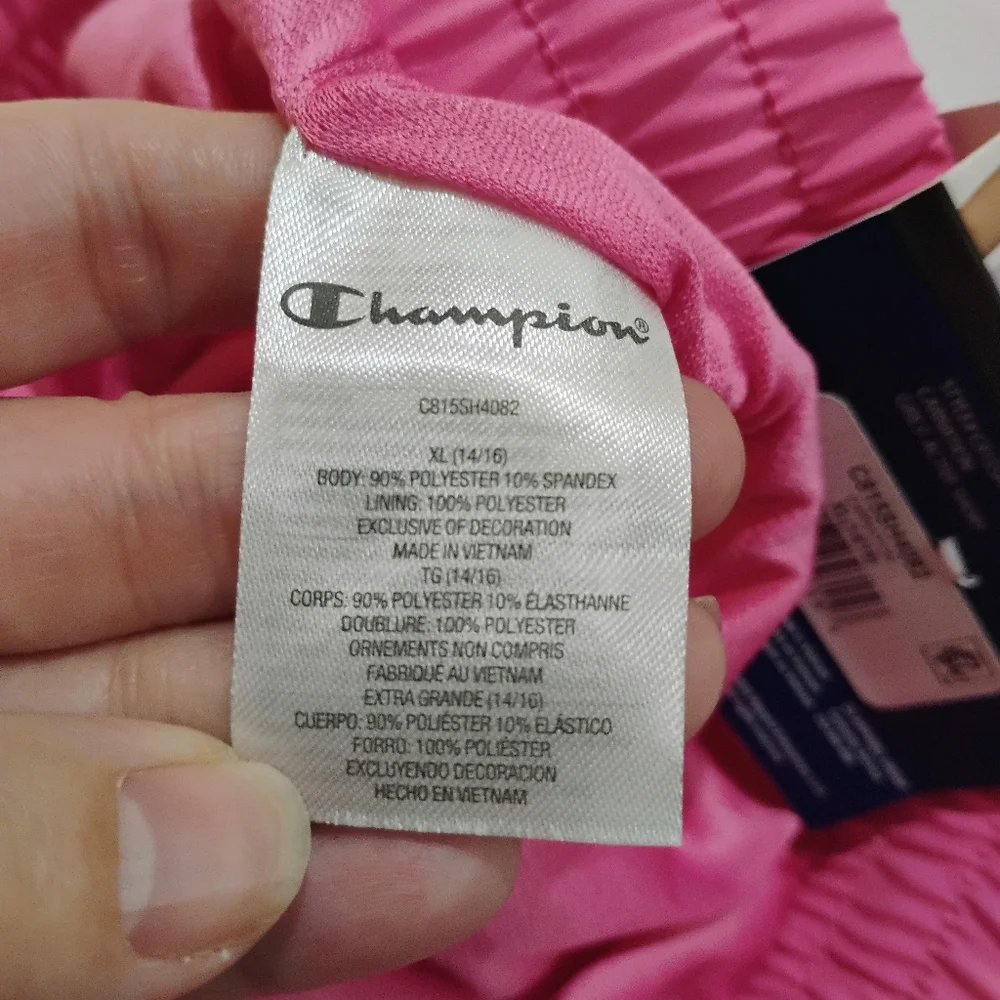 Champion Kids Vibrant Pink Athletic Shorts - Picture 4 of 10